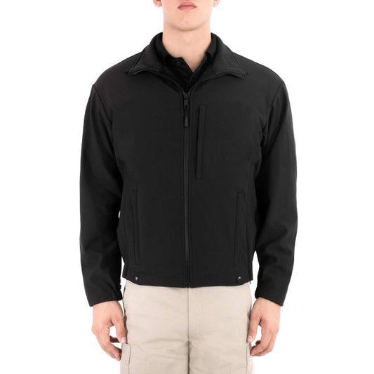 Blauer Softshell Fleece Jacket - Black