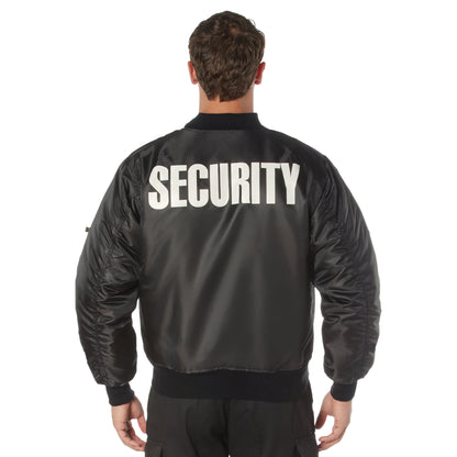 Rothco MA-1 Flight Jacket with Security Print