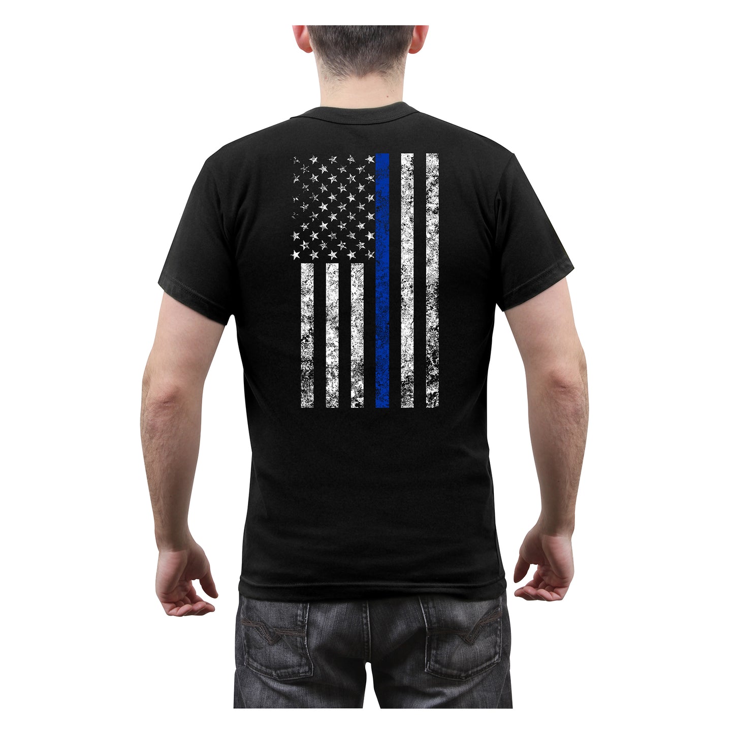 Rothco Thin Blue Line Shield T-Shirt