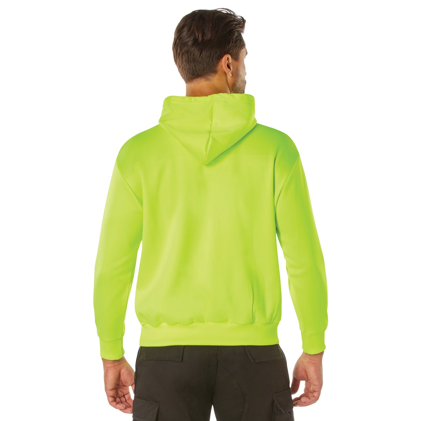 Rothco High-Vis Performance Hooded Sweatshirt - Safety Green