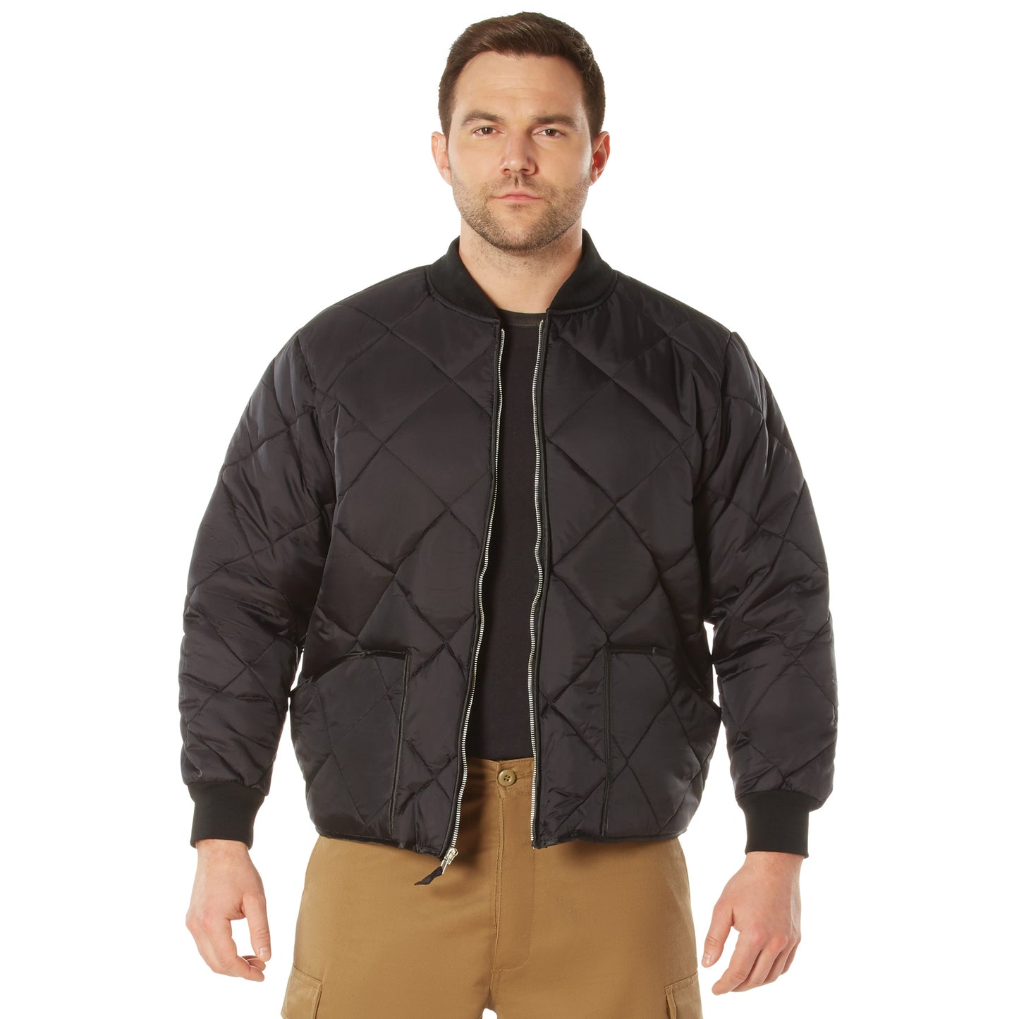 Rothco Diamond Quilted Nylon Flight Jacket