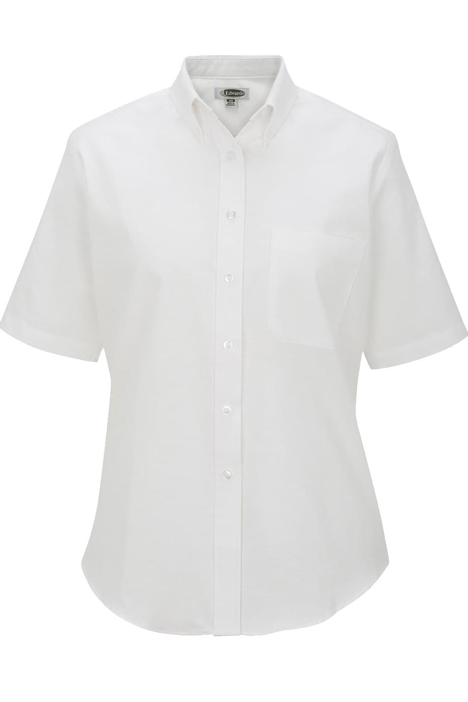 Edwards Garment Easy Care Oxford Short Sleeve Ladies Shirt