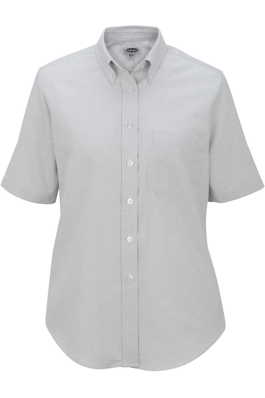Edwards Garment Easy Care Oxford Short Sleeve Ladies Shirt