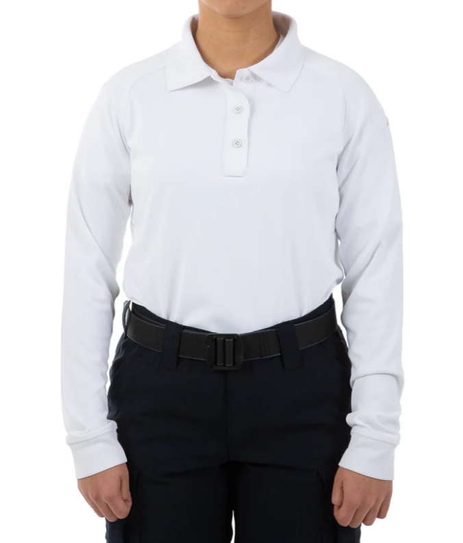 First Tactical Women's Performance Long Sleeve Polo