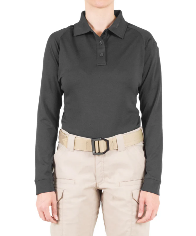 First Tactical Women's Performance Long Sleeve Polo