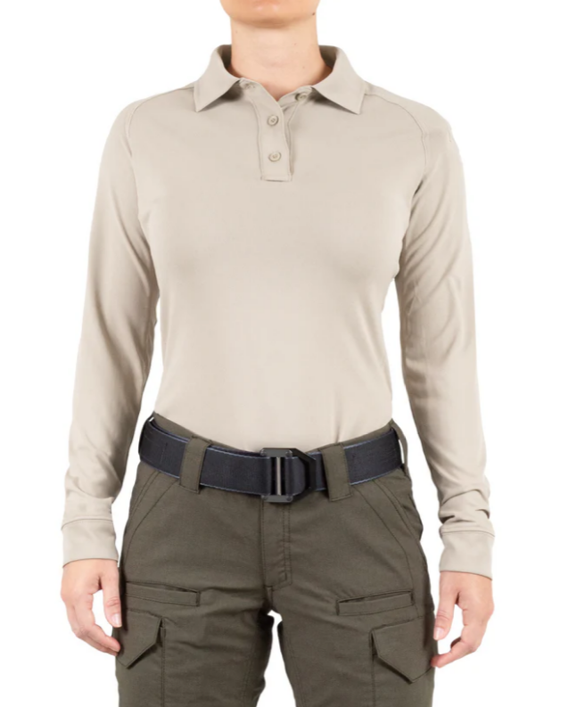 First Tactical Women's Performance Long Sleeve Polo