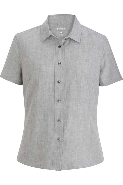 Edwards Garment Melange Ultra-Light Chambray Shirt