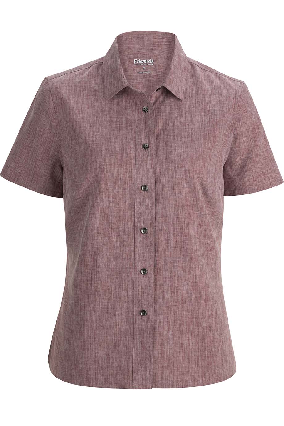 Edwards Garment Melange Ultra-Light Chambray Shirt