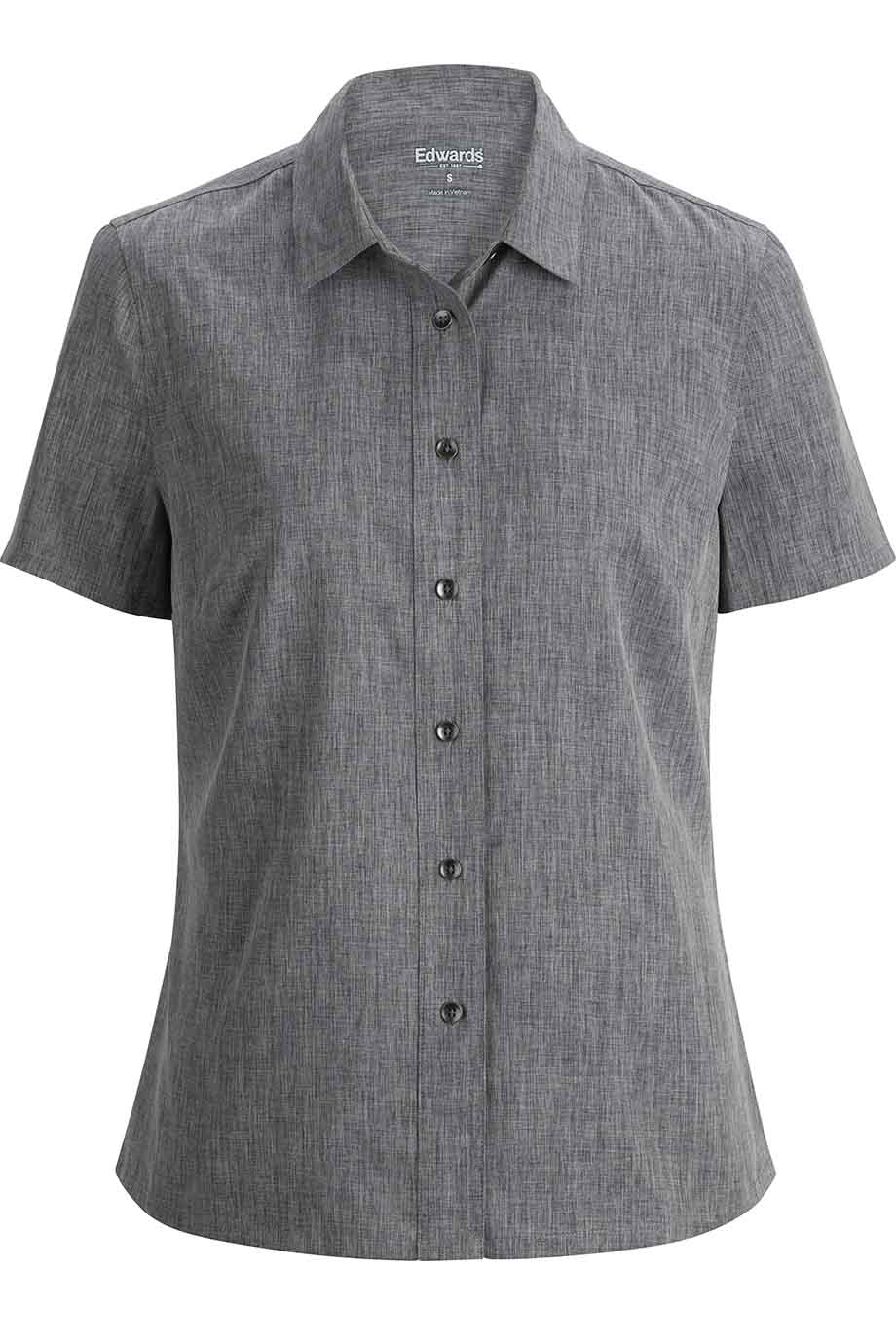 Edwards Garment Melange Ultra-Light Chambray Shirt