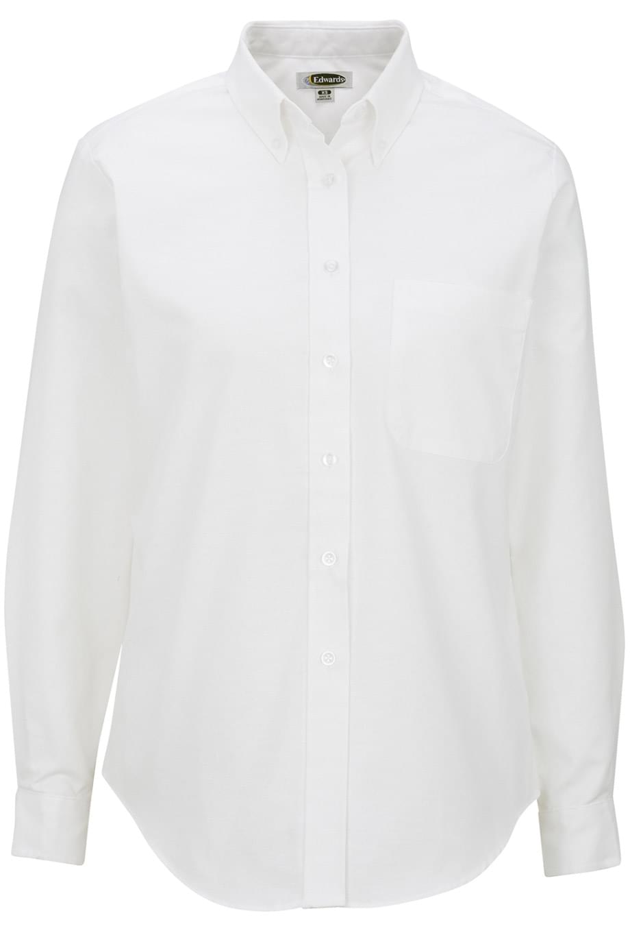 Edwards Garment Easy Care Oxford Long Sleeve Ladies Shirt