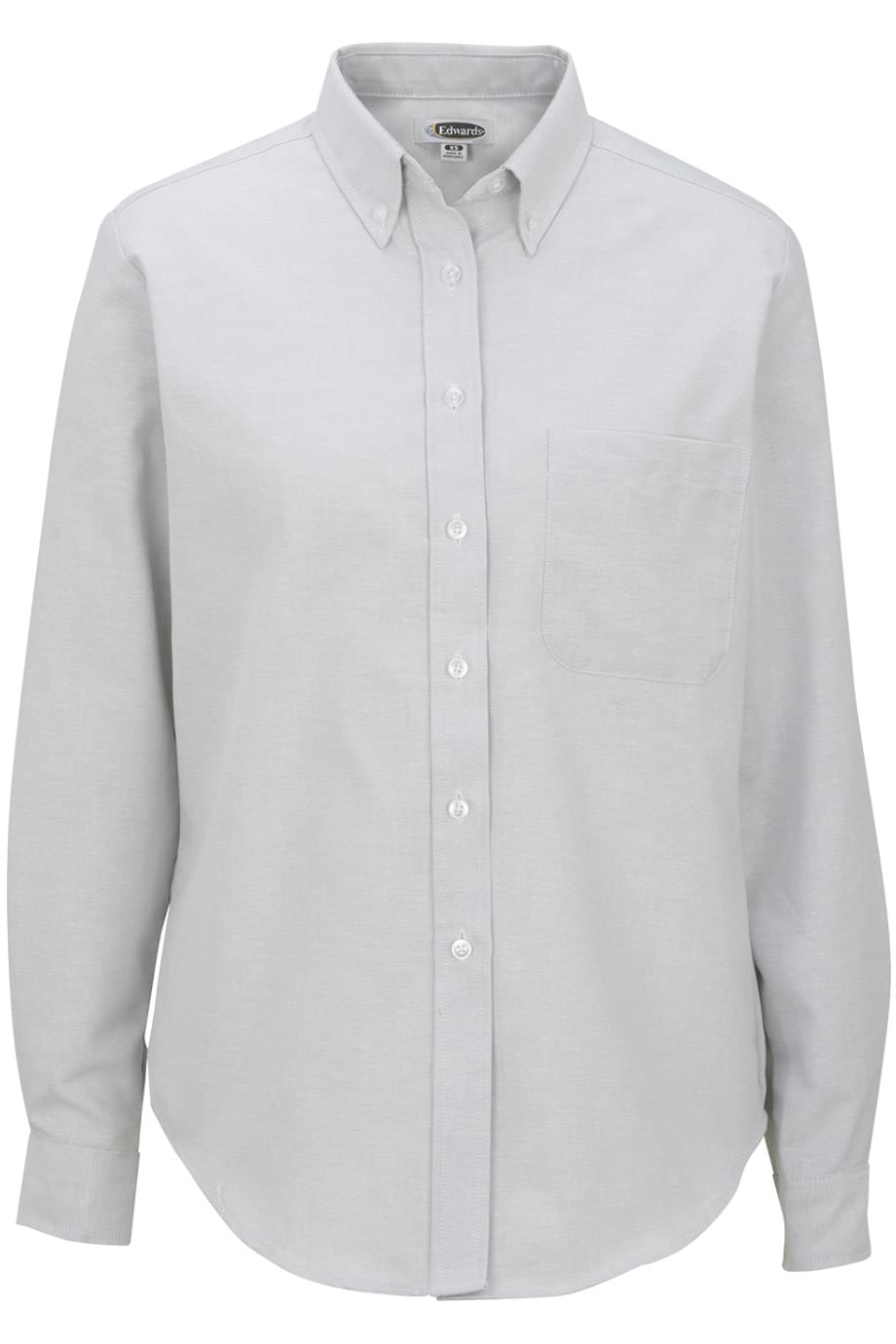 Edwards Garment Easy Care Oxford Long Sleeve Ladies Shirt