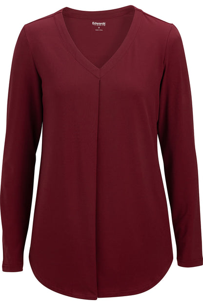 Edwards Garment Soft Pleated Ladies Blouse