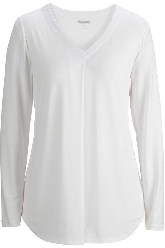 Edwards Garment Soft Pleated Ladies Blouse