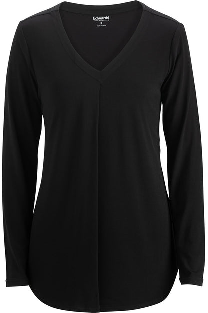 Edwards Garment Soft Pleated Ladies Blouse