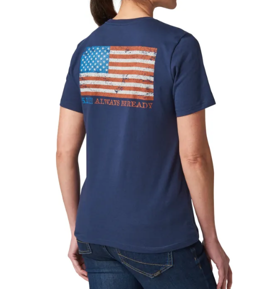 5.11 WOMEN'S AMERICAN VINTAGE FLAG TEE