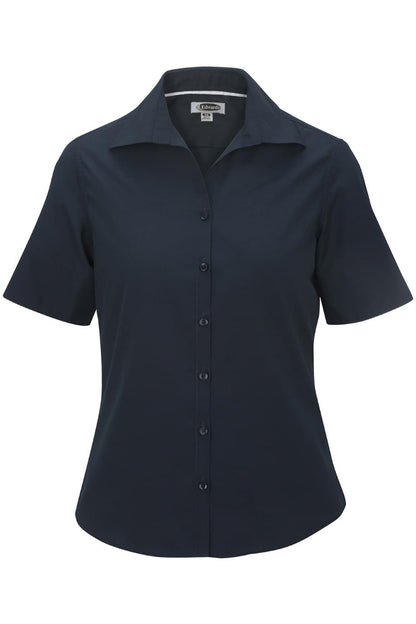 Edwards Garment Lightweight Poplin Short Sleeve Ladies Shirt