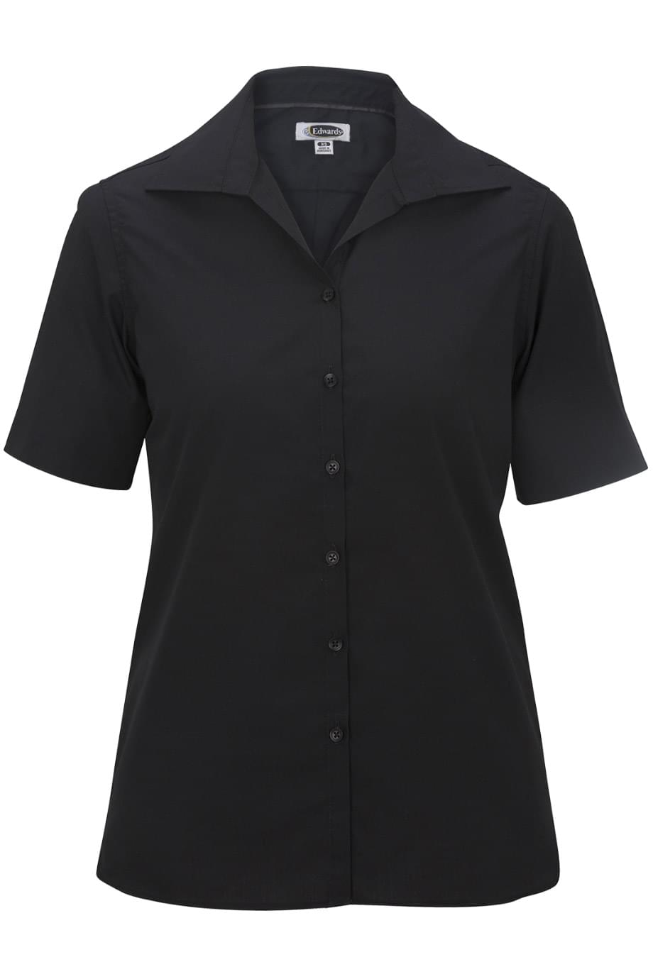 Edwards Garment Lightweight Poplin Short Sleeve Ladies Shirt