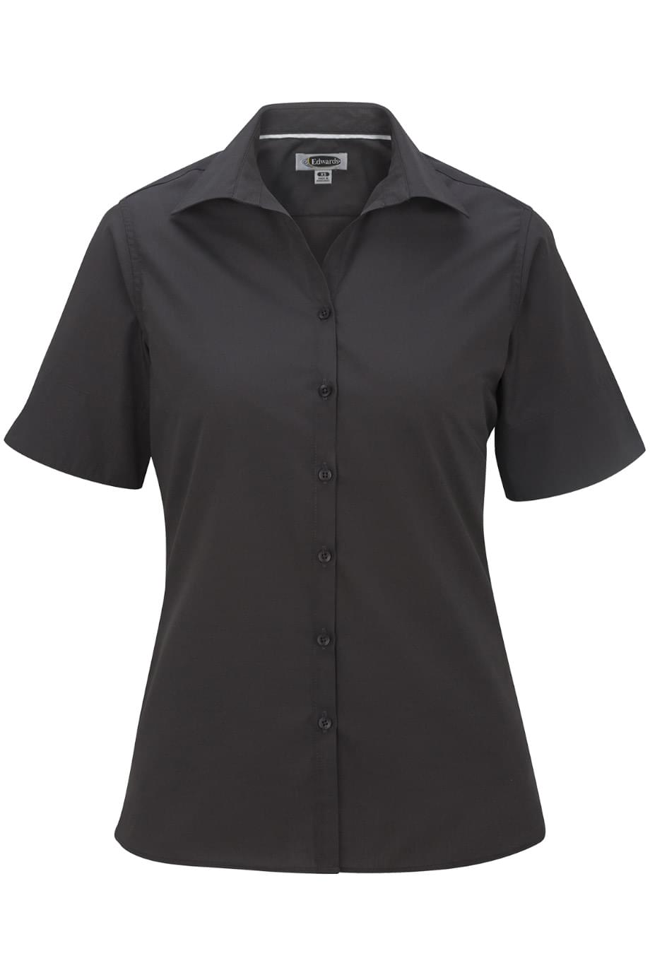Edwards Garment Lightweight Poplin Short Sleeve Ladies Shirt