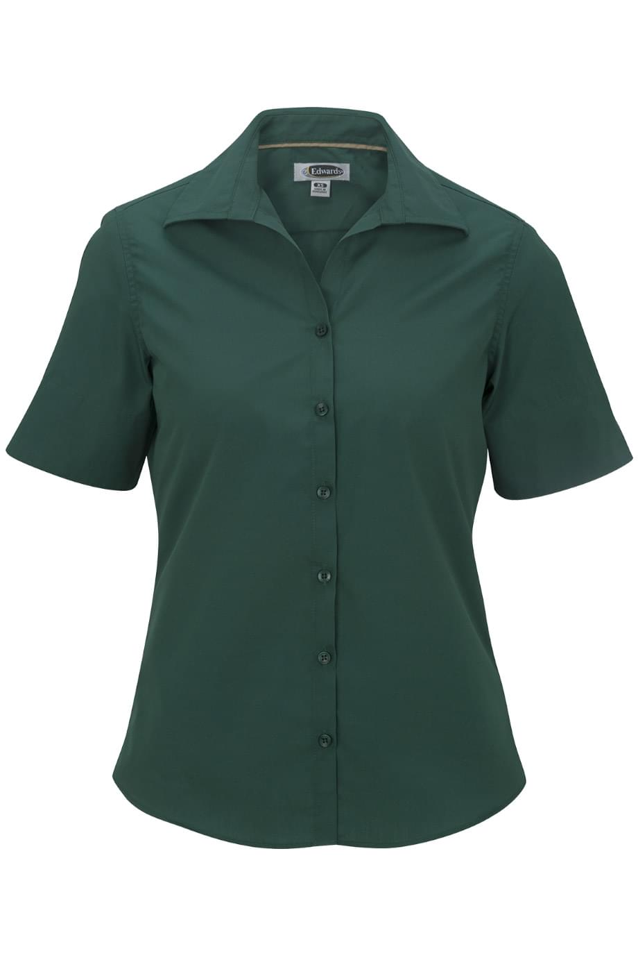 Edwards Garment Lightweight Poplin Short Sleeve Ladies Shirt