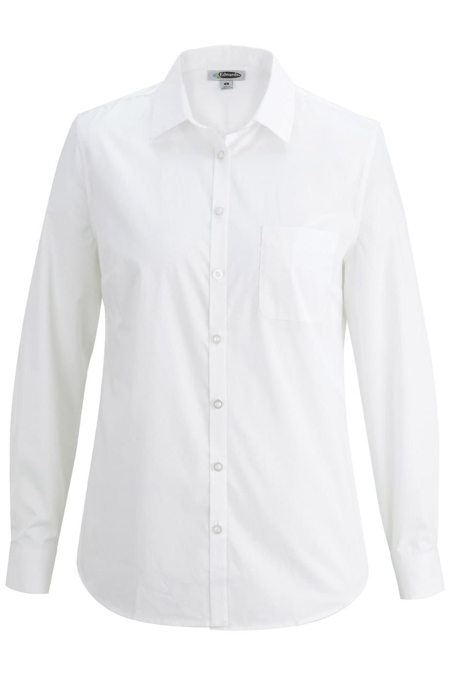 Edwards Garment Comfort Stretch Long Sleeve Ladies Shirt