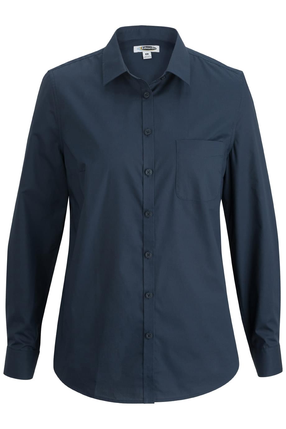Edwards Garment Comfort Stretch Long Sleeve Ladies Shirt