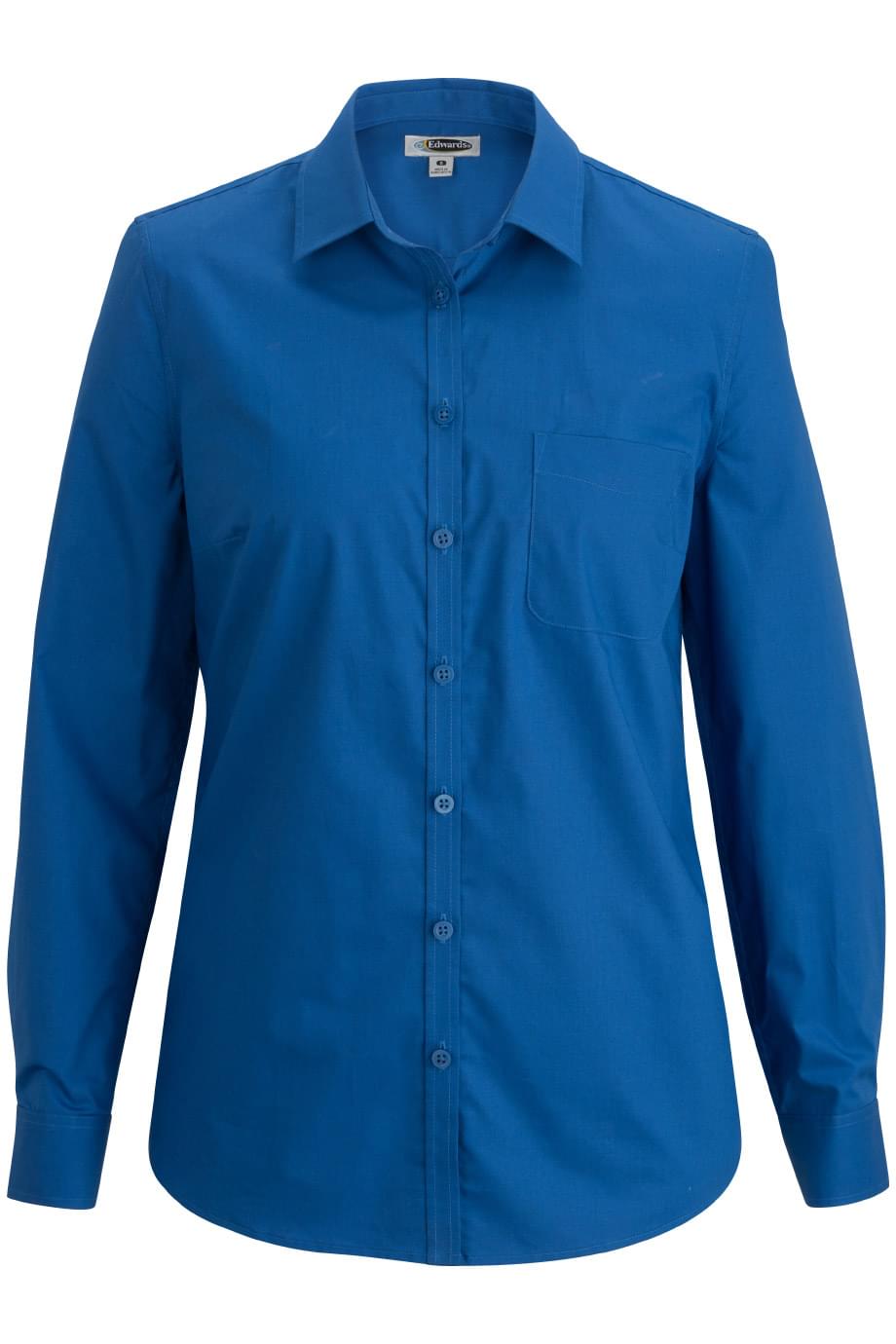 Edwards Garment Comfort Stretch Long Sleeve Ladies Shirt