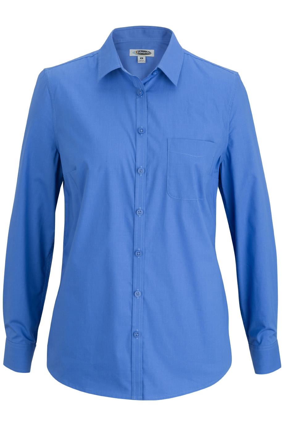 Edwards Garment Comfort Stretch Long Sleeve Ladies Shirt