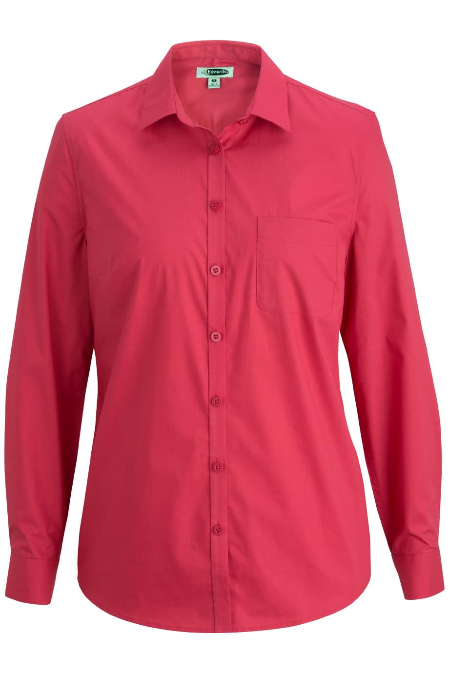 Edwards Garment Comfort Stretch Long Sleeve Ladies Shirt