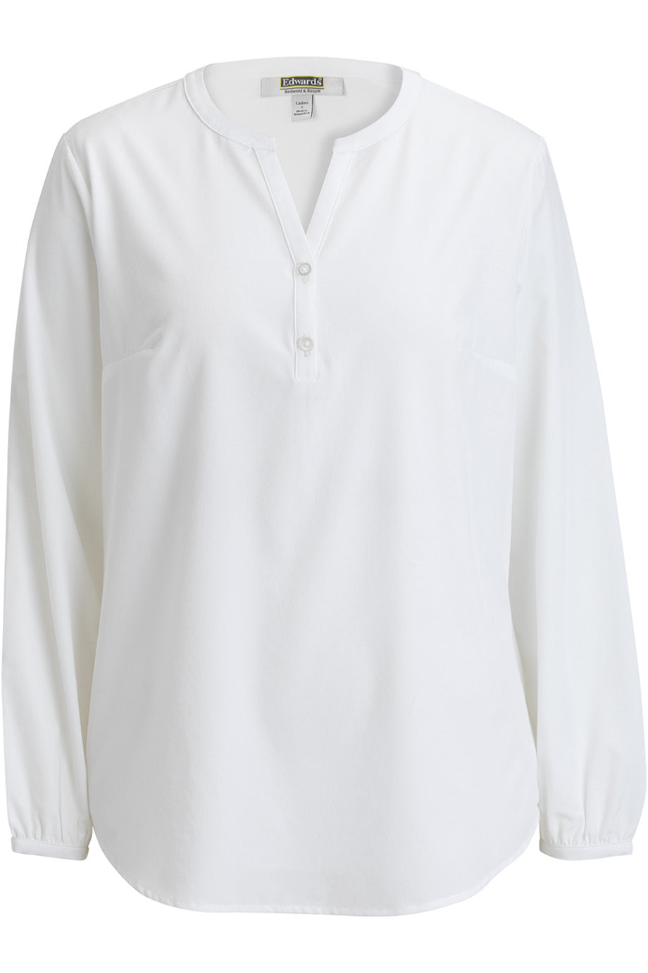 Edwards Garment Open V-Neck Ladies Blouse