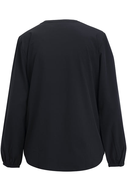 Edwards Garment Open V-Neck Ladies Blouse