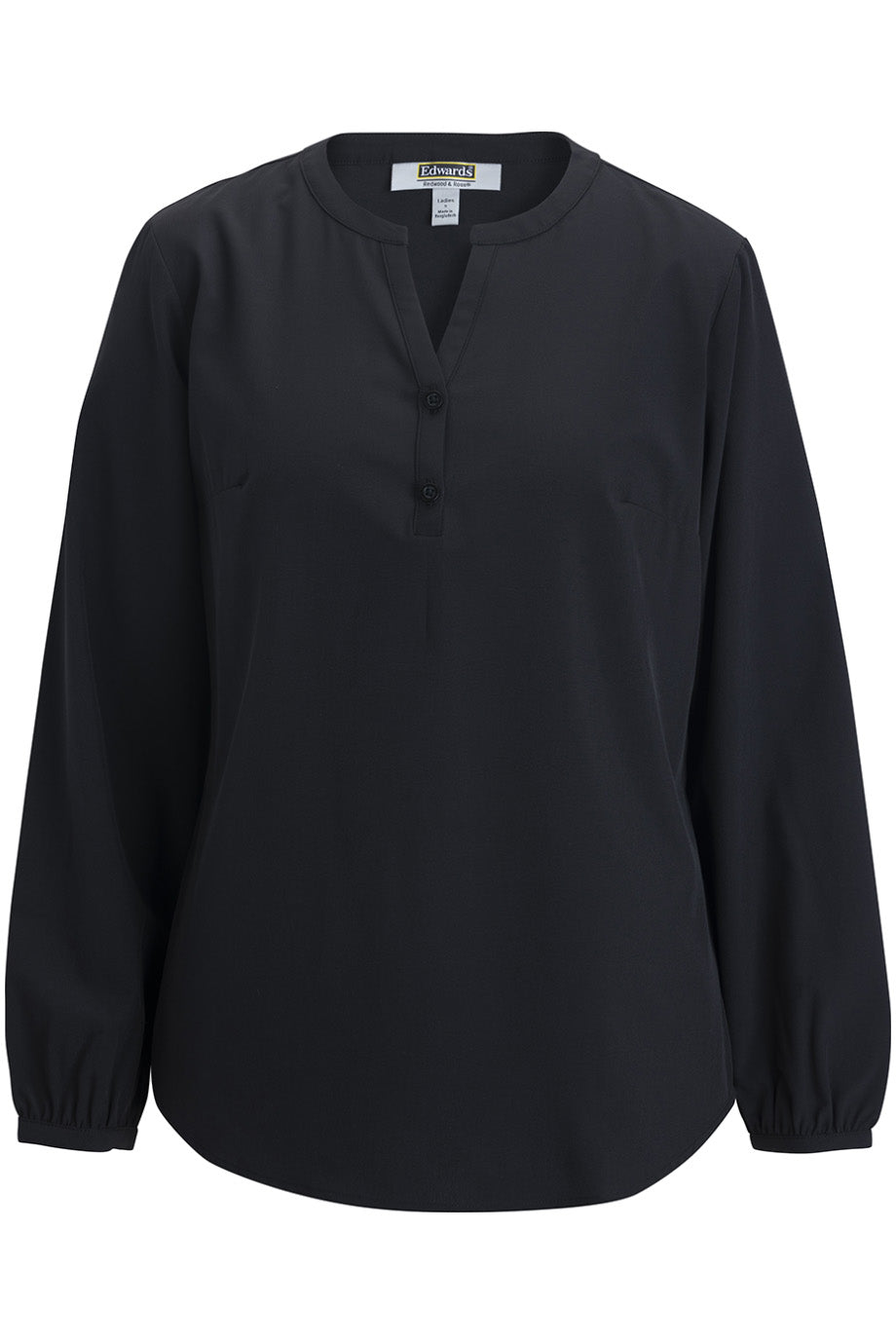 Edwards Garment Open V-Neck Ladies Blouse