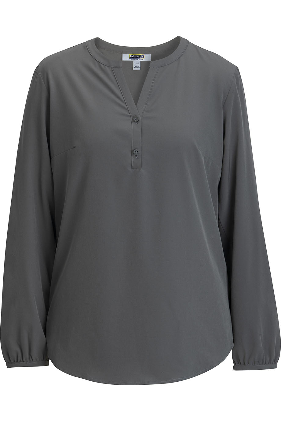 Edwards Garment Open V-Neck Ladies Blouse