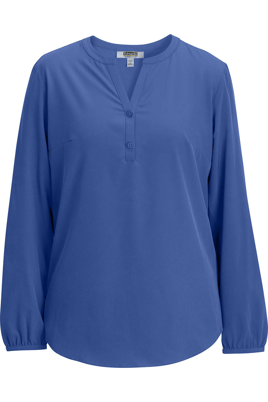 Edwards Garment Open V-Neck Ladies Blouse