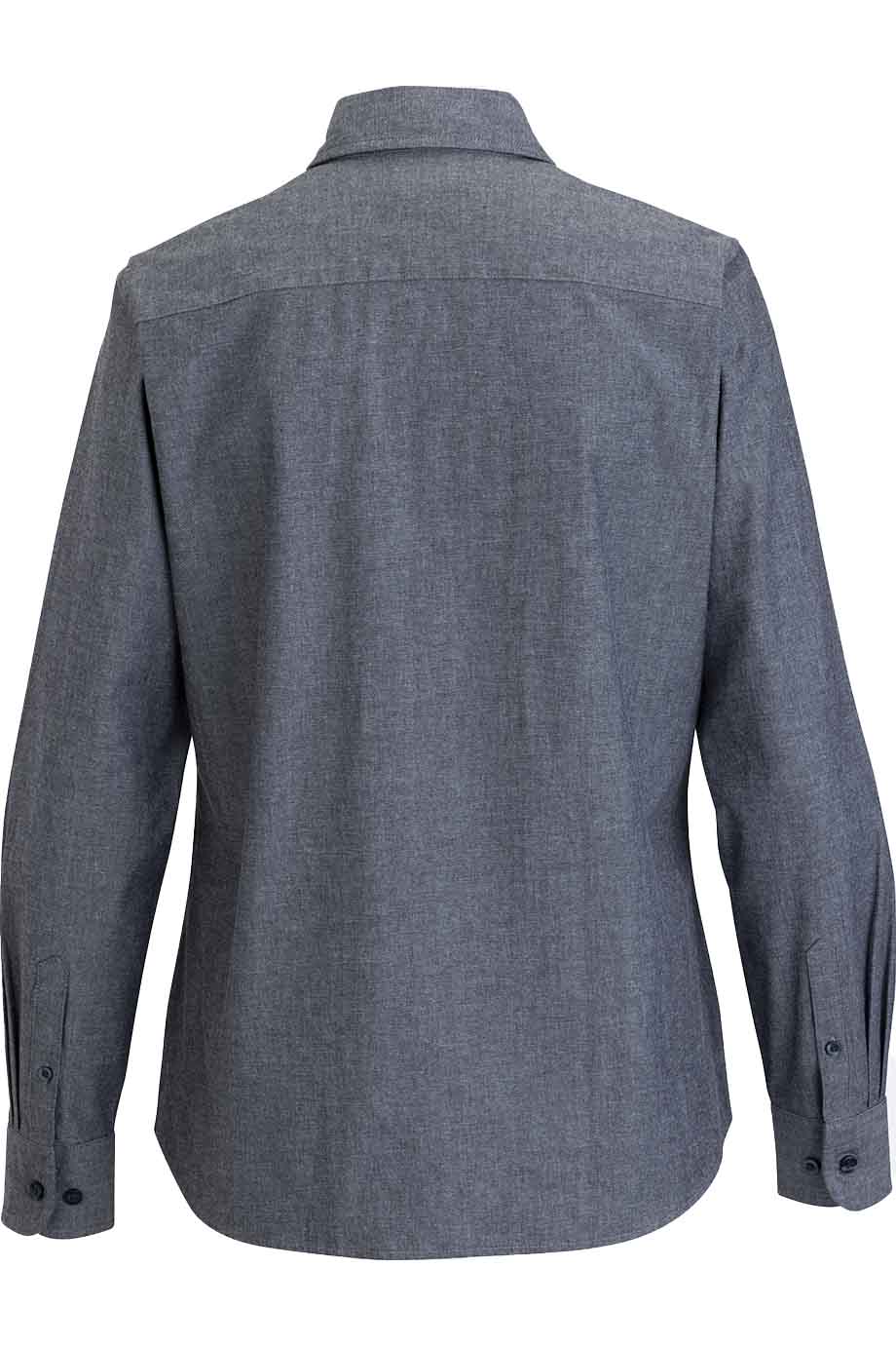 Edwards Garment Ladies' Heritage Chambray Long Sleeve Shirt