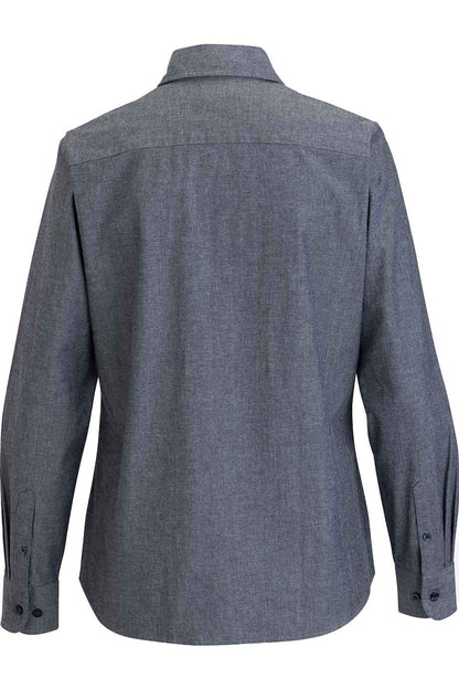 Edwards Garment Ladies' Heritage Chambray Long Sleeve Shirt