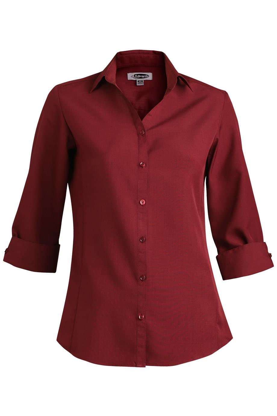 Edwards Garment Ladies Batiste 3/4 Sleeve Blouse