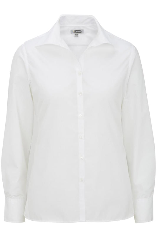 Edwards Garment Lightweight Poplin Long Sleeve Ladies Shirt