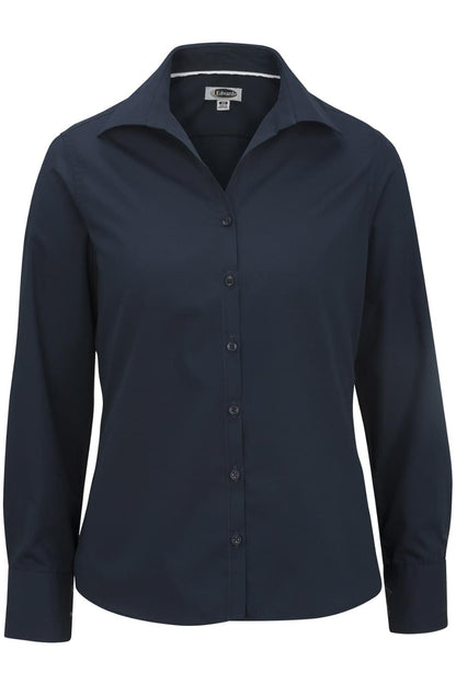 Edwards Garment Lightweight Poplin Long Sleeve Ladies Shirt