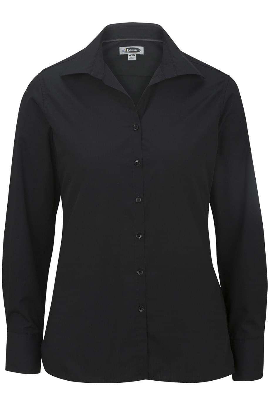 Edwards Garment Lightweight Poplin Long Sleeve Ladies Shirt