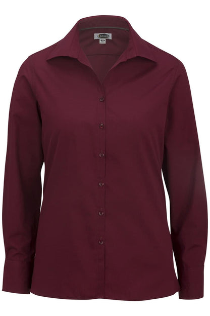 Edwards Garment Lightweight Poplin Long Sleeve Ladies Shirt