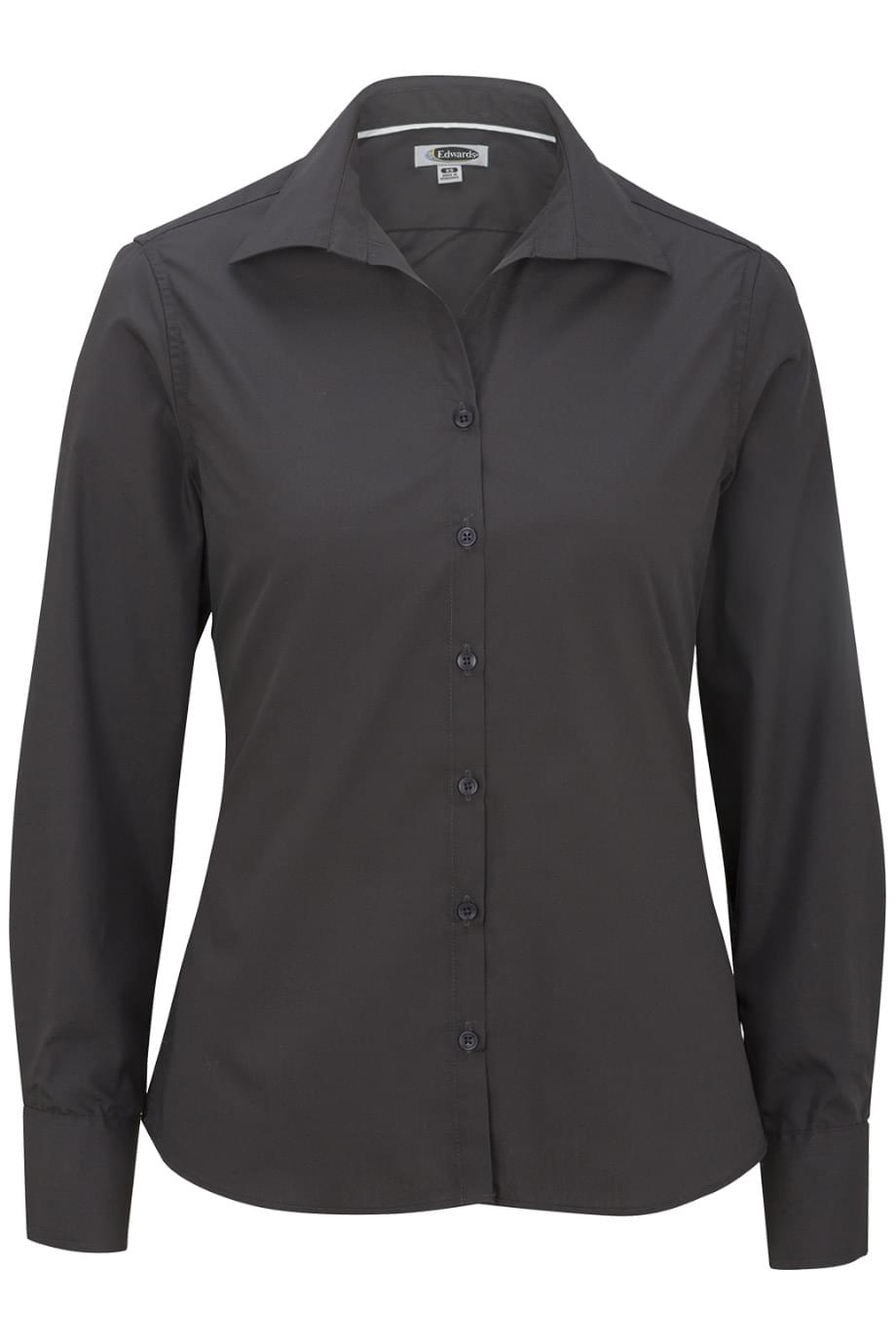 Edwards Garment Lightweight Poplin Long Sleeve Ladies Shirt