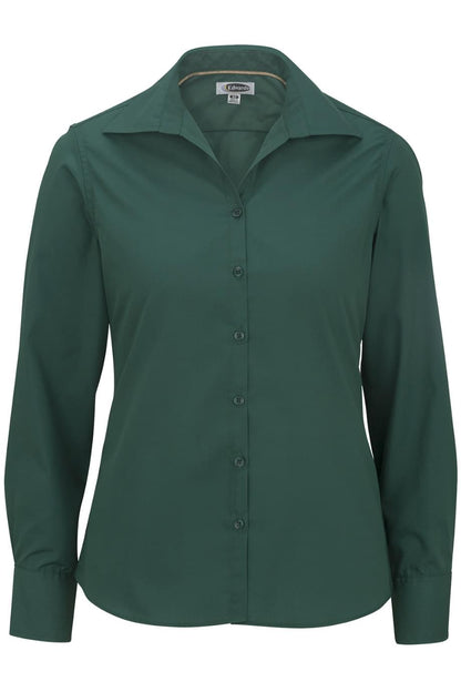 Edwards Garment Lightweight Poplin Long Sleeve Ladies Shirt