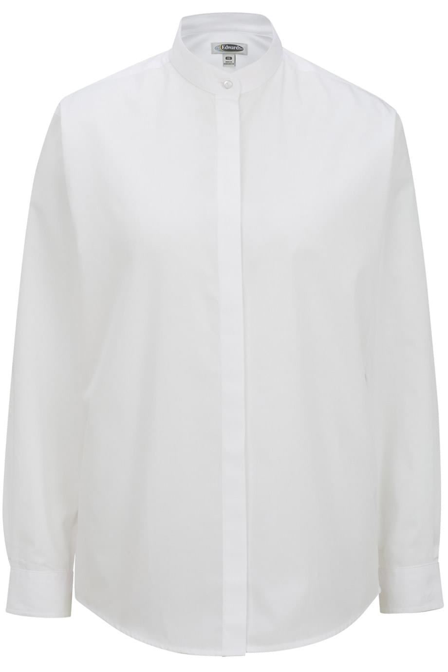 Edwards Garment Banded Collar Ladies Shirt