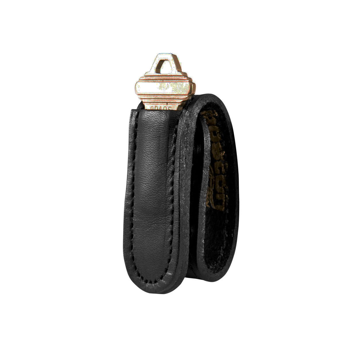 Boston Leather 5499 – 1″ Leather Belt Keeper with Key Holder Pocket