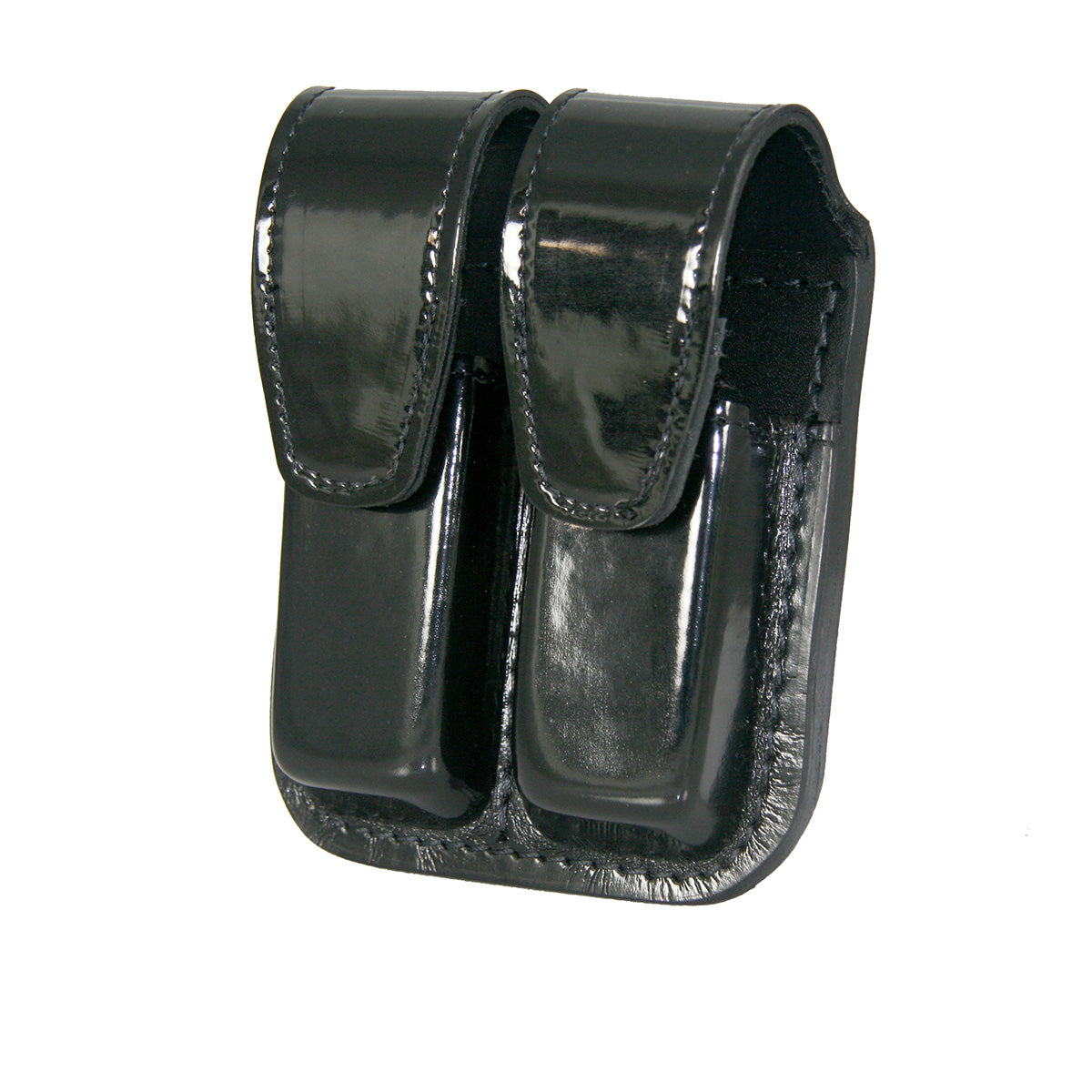 Boston Leather 5601 – Regular, Double Clip, Double Stack Magazine Leather Holder – 9MM, .40 cal
