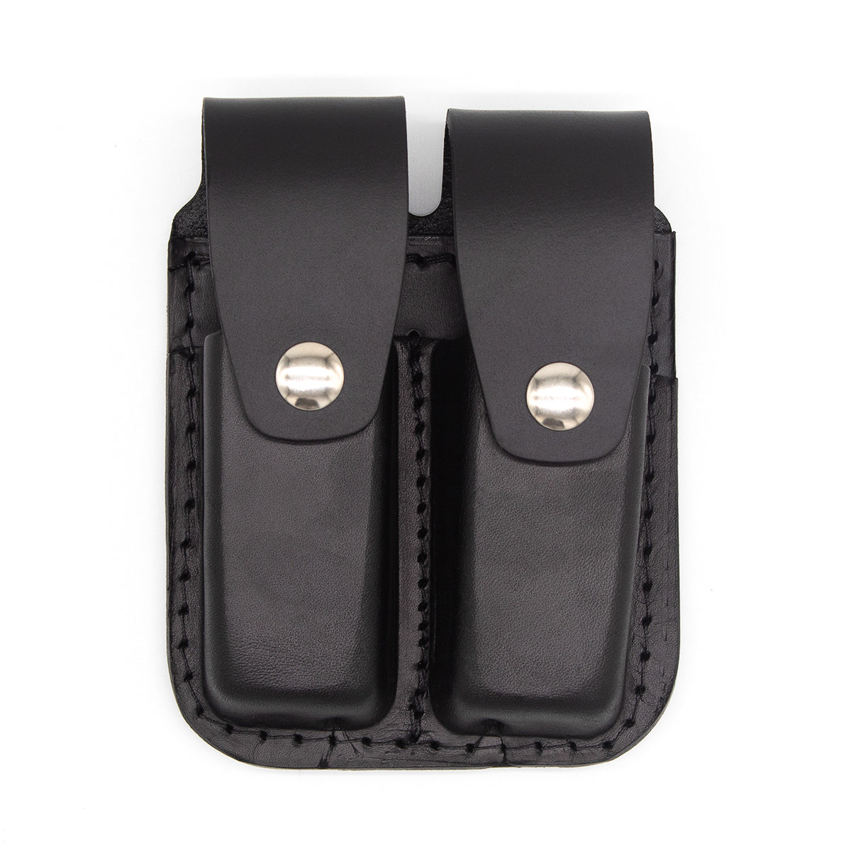 Boston Leather 5602 – Large, Double Clip, Double Stack Magazine Leather Holder – .45 cal
