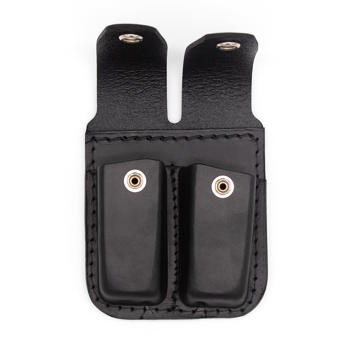 Boston Leather 5602 – Large, Double Clip, Double Stack Magazine Leather Holder – .45 cal