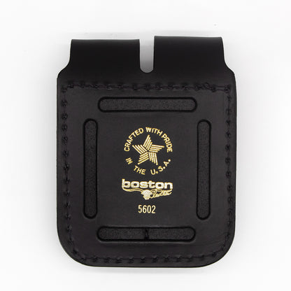 Boston Leather 5602 – Large, Double Clip, Double Stack Magazine Leather Holder – .45 cal