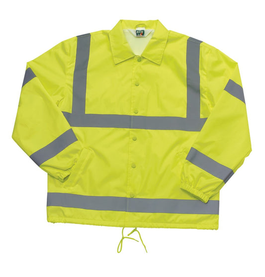 Liberty Uniform Lined Windbreaker, ANSI 3 Fluorescent Yellow