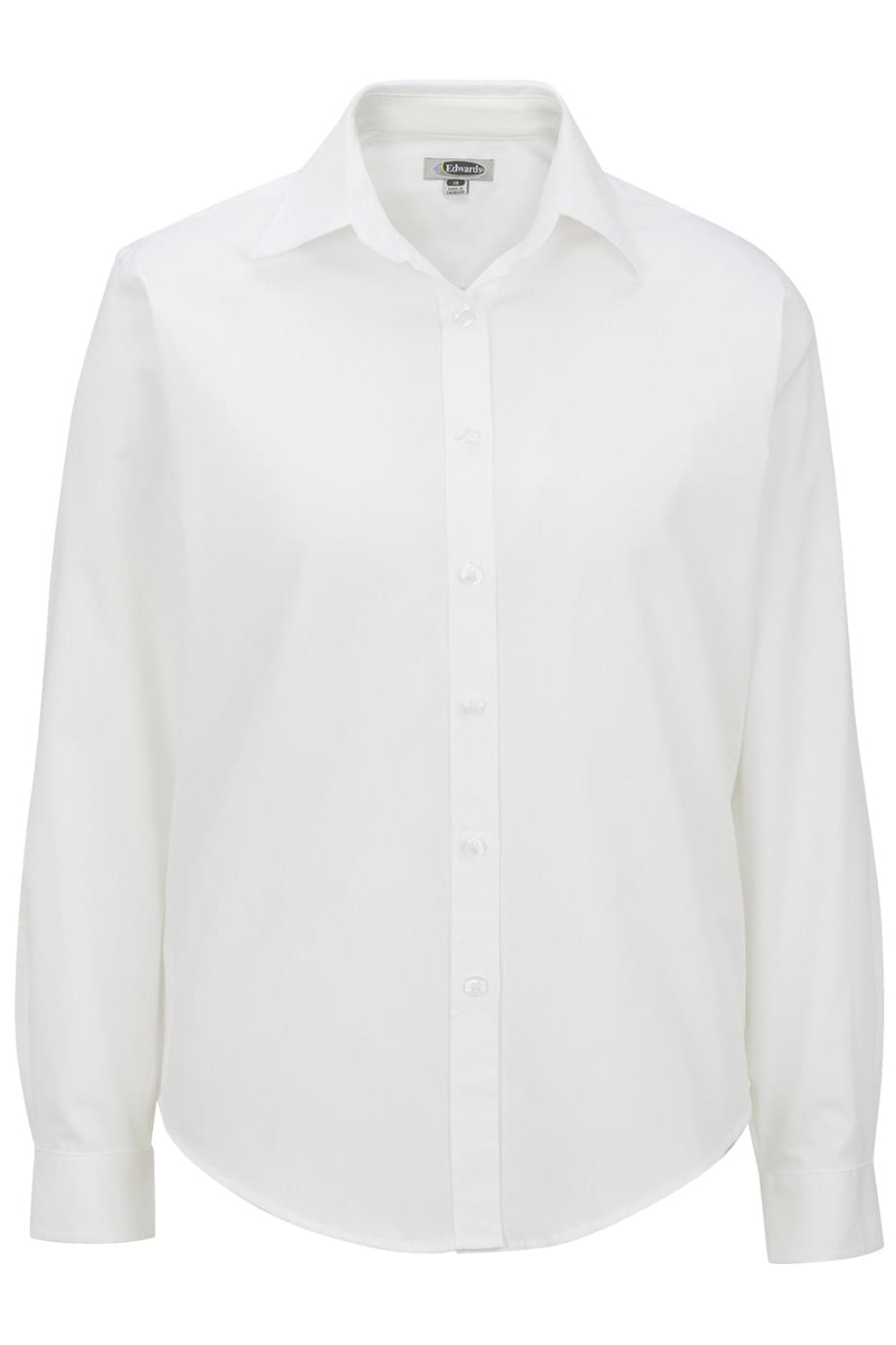 Edwards Garment Pinpoint Oxford Long Sleeve Ladies Shirt